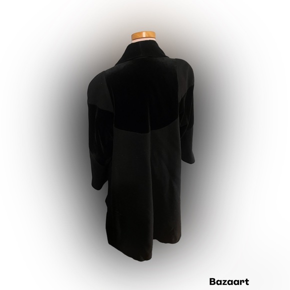 Vintage Donny Brook 100% Wool Black Coat - Picture 3 of 11